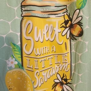 Sweet Sarcasm Graphic Tee - Green